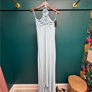 Light Blue High Low Dress